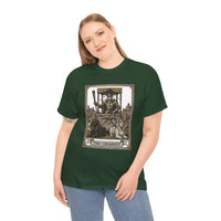 The Chariot Tarot Card T-Shirt - Heavy Cotton Classic Fit Tee - Unisex White