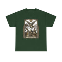 The Lovers Tarot Card Graphic T-Shirt - Heavy Cotton Classic Fit Tee - Unisex White