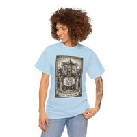 The Emperor Tarot Card T-Shirt - Heavy Cotton Classic Fit - Unisex White