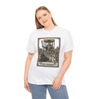 The Chariot Tarot Card T-Shirt - Heavy Cotton Classic Fit Tee - Unisex White