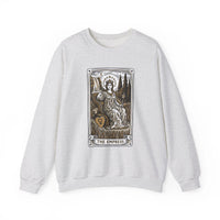 Major Arcana Empress Tarot Card Sweatshirt - Soft Heavy Blend Crewneck - Unisex White