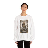 The Magician Tarot Card Sweatshirt - Heavy Blend Fleece Crewneck Pullover - Unisex Warm White