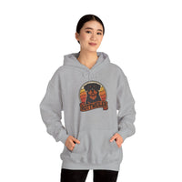 Rottweiler Retro 70s Sunset Hoodie - Soft Blend Classic Fit Pullover - Unisex White