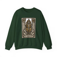 Hierophant Tarot Card Sweatshirt - Heavy Blend Crewneck Fleece - Unisex Ash