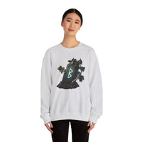 Berkana Rune Birch Tree Sweatshirt - Heavy Blend Crewneck - Unisex White
