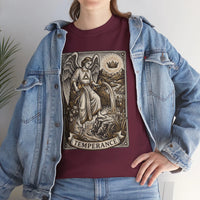 Temperance Angel Tarot Card T-Shirt - Heavy Cotton Classic Fit Tee - Unisex White