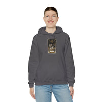The Star Tarot Card Hoodie - Cozy Heavy Blend Fleece Pullover - Unisex White