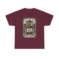 The Emperor Tarot Card T-Shirt - Heavy Cotton Classic Fit - Unisex White