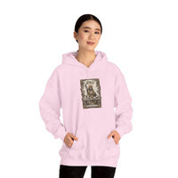 The Magician Tarot Card Hoodie - Cozy Fleece Pullover - Unisex White