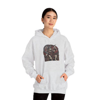 Viking Berserker Dogs Hoodie - Heavy Blend Warm Fleece Pullover - Unisex White
