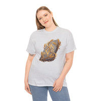 Jera Rune Harvest Stone T-Shirt - Heavy Cotton Classic Fit Tee - Unisex White