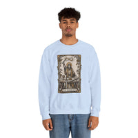 The Magician Tarot Card Sweatshirt - Heavy Blend Fleece Crewneck Pullover - Unisex Warm White