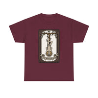 The Hanged Man Tarot Card T-Shirt - Heavy Cotton Classic Fit Tee - Unisex White