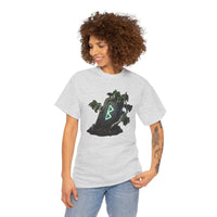 Berkana Rune Birch Tree Graphic T-Shirt - Heavy Cotton Classic Fit Tee - Unisex White