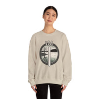 Isa Rune Ice Stillness Sweatshirt - Heavy Blend Crewneck Fleece - Unisex White
