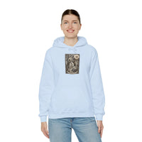 Temperance Tarot Card Hoodie - Heavy Blend Fleece Pullover - Unisex White