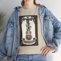 The Hanged Man Tarot Card T-Shirt - Heavy Cotton Classic Fit Tee - Unisex White