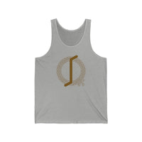 Eihwaz Yggdrasil Rune Tank Top - Lightweight Ring-Spun Cotton - Unisex White