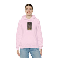 The Star Tarot Card Hoodie - Cozy Heavy Blend Fleece Pullover - Unisex White