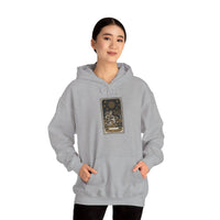 The Star Tarot Card Hoodie - Cozy Heavy Blend Fleece Pullover - Unisex White