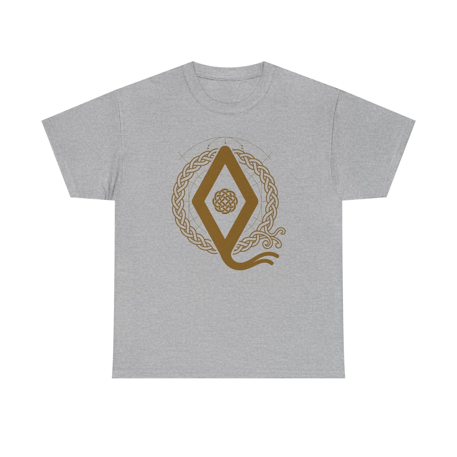 Ingwaz Rune Seed & Potential T-Shirt - Heavy Cotton Classic Fit Tee - Unisex White