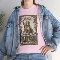 The Magician Tarot Card T-Shirt - Heavyweight 100% Cotton Classic Tee - Unisex White