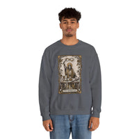 The Magician Tarot Card Sweatshirt - Heavy Blend Fleece Crewneck Pullover - Unisex Warm White