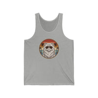 Persian Cool Cat Aviator Graphic Tank Top - Soft Combed Cotton Retail Fit Tank - Unisex White