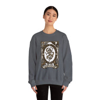 The World Tarot Card Sweatshirt - Heavy Blend Fleece Crewneck - Unisex White