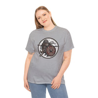Viking Berserker Dog Shieldmaiden T-Shirt - Heavyweight 100% Cotton Classic Tee - Unisex White