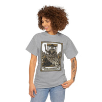 The Chariot Tarot Card T-Shirt - Heavy Cotton Classic Fit Tee - Unisex White