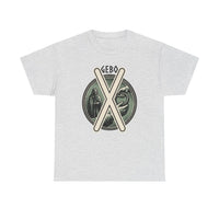 Gebo Rune Nordic Symbol Graphic T-Shirt - Heavy Cotton Classic Fit Tee - Unisex White
