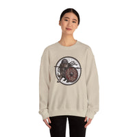 Shieldmaiden Viking Berserker Dogs Sweatshirt - Heavyweight Fleece Crewneck - Unisex White
