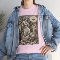 Temperance Angel Tarot Card T-Shirt - Heavy Cotton Classic Fit Tee - Unisex White
