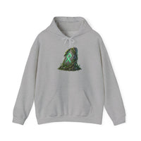 Othala Rune Stone Graphic Hoodie - Heavy Blend Fleece Pullover - Unisex White