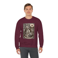Temperance Tarot Card Angel Sweatshirt - Heavy Blend Fleece Crewneck - Unisex White