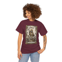 The Magician Tarot Card T-Shirt - Heavyweight 100% Cotton Classic Tee - Unisex White