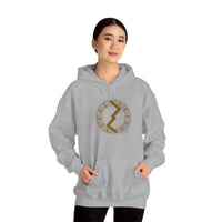 Jera Rune Harvest Symbol Hoodie - Soft Midweight Fleece Pullover - Unisex Off-White