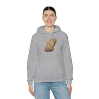 Jera Rune Harvest Wheel Hoodie - Soft Cotton Blend Pullover Hoodie - Unisex White