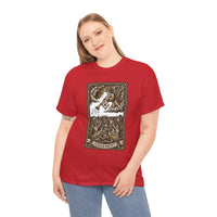 Judgement Angel Graphic T-Shirt - Heavy Cotton Classic Fit Tee - Unisex White