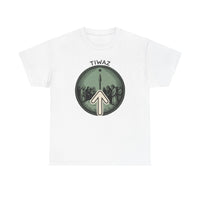 Tiwaz Rune Graphic T-Shirt - Heavy Cotton Classic Fit Tee - Unisex White