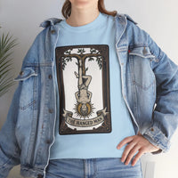 The Hanged Man Tarot Card T-Shirt - Heavy Cotton Classic Fit Tee - Unisex White