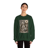 Temperance Tarot Card Angel Sweatshirt - Heavy Blend Fleece Crewneck - Unisex White