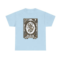 The World Tarot Card Graphic T-Shirt - Heavy Cotton Classic Fit Tee - Unisex White