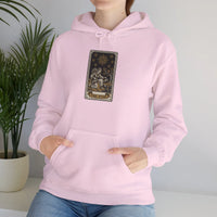 The Star Tarot Card Hoodie - Cozy Heavy Blend Fleece Pullover - Unisex White