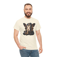 Dagaz Rune Breakthrough Symbol T-Shirt - Heavyweight 100% Cotton Classic Fit Tee - Unisex White