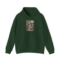 Temperance Tarot Card Hoodie - Heavy Blend Fleece Pullover - Unisex White