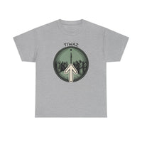 Tiwaz Rune Graphic T-Shirt - Heavy Cotton Classic Fit Tee - Unisex White