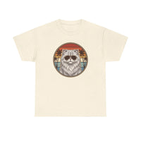 Persian Cool Cats 70s Sunset Aviators T-Shirt - Heavy Cotton Classic Fit Tee - Unisex White