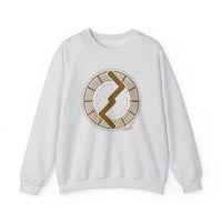Jera Harvest Rune Sweatshirt - Heavy Cotton Blend Crewneck - Unisex White